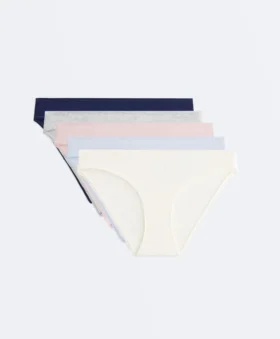 5 klassische Slips aus Baumwollmischung