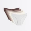 5 klassische Slips aus Modal-Mischung mit V-Ausschnitt 5 klassische Slips aus Modal-Mischung mit V-Ausschnitt