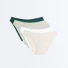 5 klassische U-Cut-Slips aus Baumwollripp 5 klassische U-Cut-Slips aus Baumwollripp