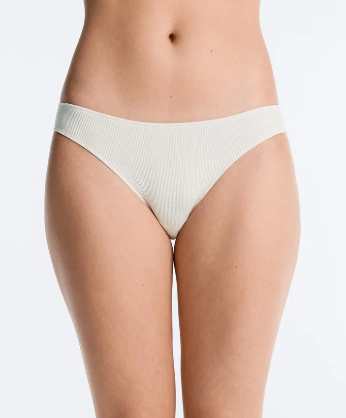 5 klassische U-Cut-Slips aus Baumwollripp 5 klassische U-Cut-Slips aus Baumwollripp