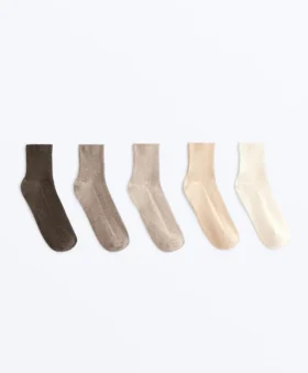 5 Paar Viertel-Socken mit Baumwolle 5 Paar Viertel-Socken mit Baumwolle