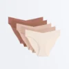 5 Pantone™ Invisible Polyamid-Mischgewebe V-Cut Classic Slips