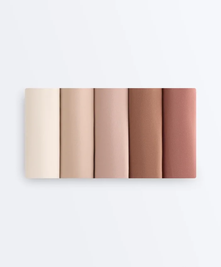 5 unsichtbare Brazilian-Slips aus Polyamid-Mischgewebe in Pantone™-Farben 5 unsichtbare Brazilian-Slips aus Polyamid-Mischgewebe in Pantone™-Farben