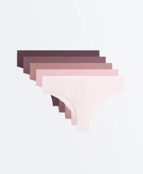 5 unsichtbare Brazilian-Slips aus Polyamidmischung