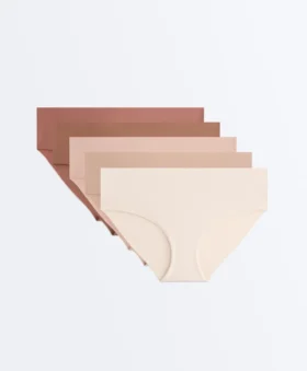 5 unsichtbare Hipster-Slips aus Polyamidmischung Pantone™