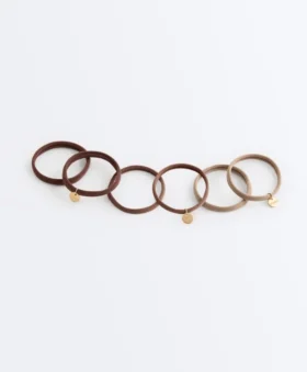 6 Haargummis mit Oysho-Plakette