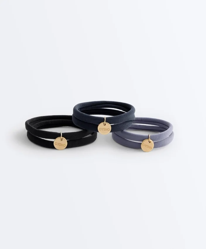 6 Haargummis mit Oysho-Plakette 6 Haargummis mit Oysho-Plakette