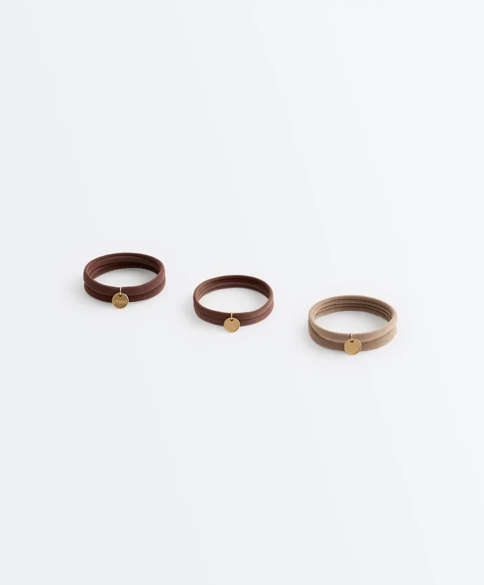6 Haargummis mit Oysho-Plakette 6 Haargummis mit Oysho-Plakette