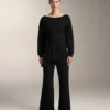 Ausgestellte Hose aus Soft Touch-Modal Ausgestellte Hose aus Soft Touch-Modal