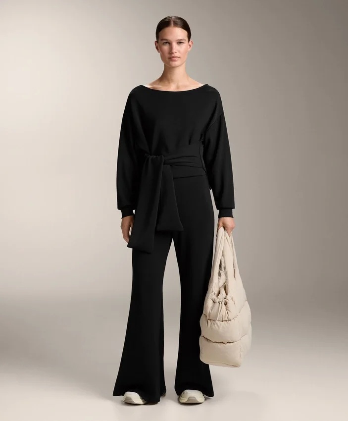 Ausgestellte Hose aus Soft Touch-Modal Ausgestellte Hose aus Soft Touch-Modal