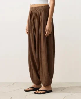 Ballonhose aus 100 % Baumwolle