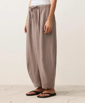 Ballonhose aus 100 % Leinen