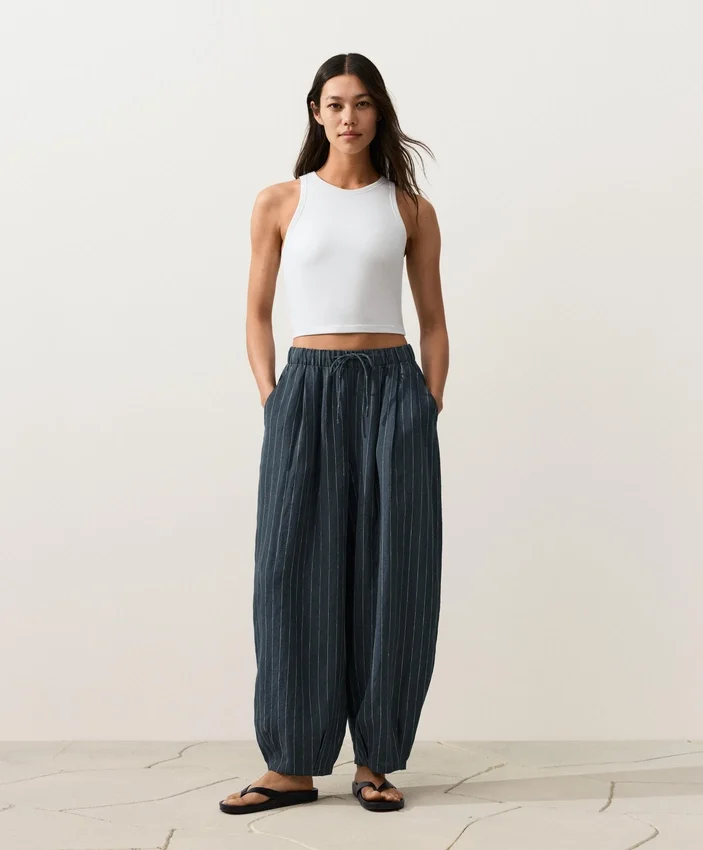 Ballonhose aus 100 % Leinen Ballonhose aus 100 % Leinen