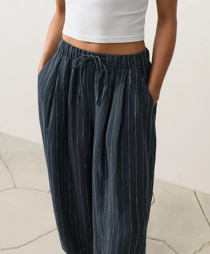 Ballonhose aus 100 % Leinen Ballonhose aus 100 % Leinen