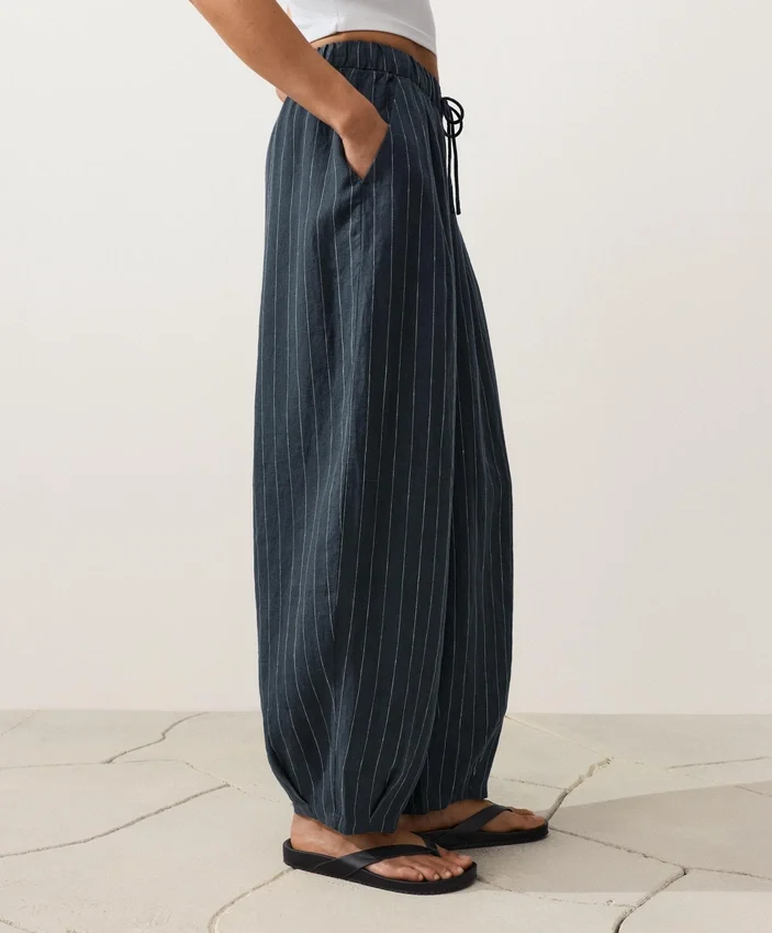 Ballonhose aus 100 % Leinen Ballonhose aus 100 % Leinen