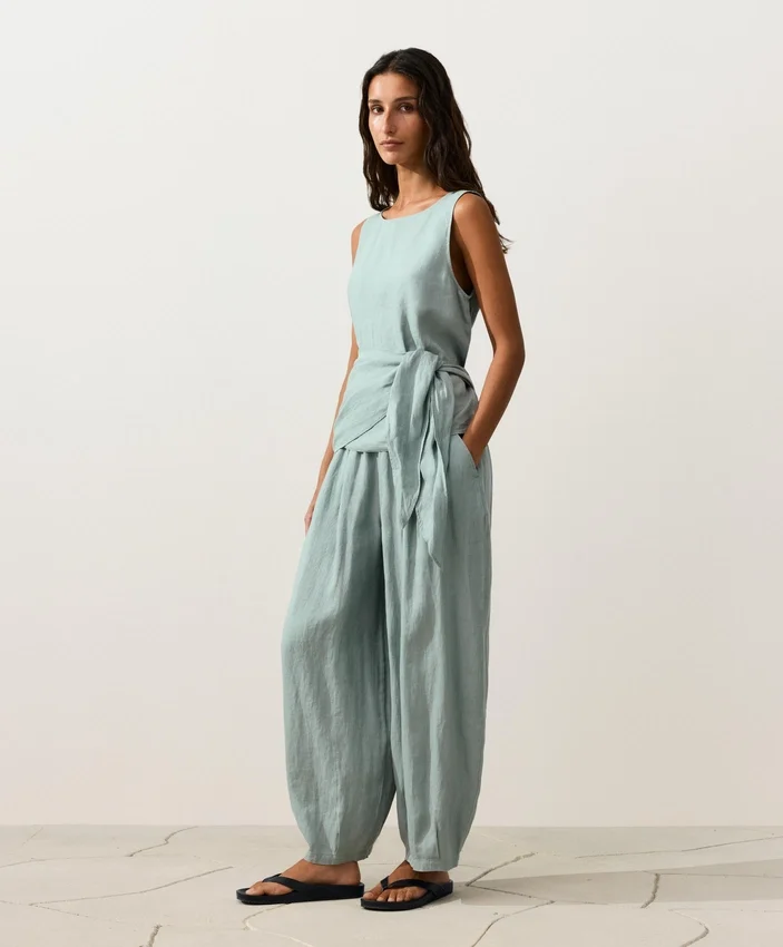 Ballonhose aus 100 % Leinen Ballonhose aus 100 % Leinen