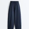 Ballonhose aus Baumwollmischung Ballonhose aus Baumwollmischung