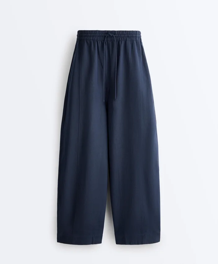 Ballonhose aus Baumwollmischung Ballonhose aus Baumwollmischung