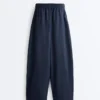 Ballonhose aus Baumwollmischung Ballonhose aus Baumwollmischung
