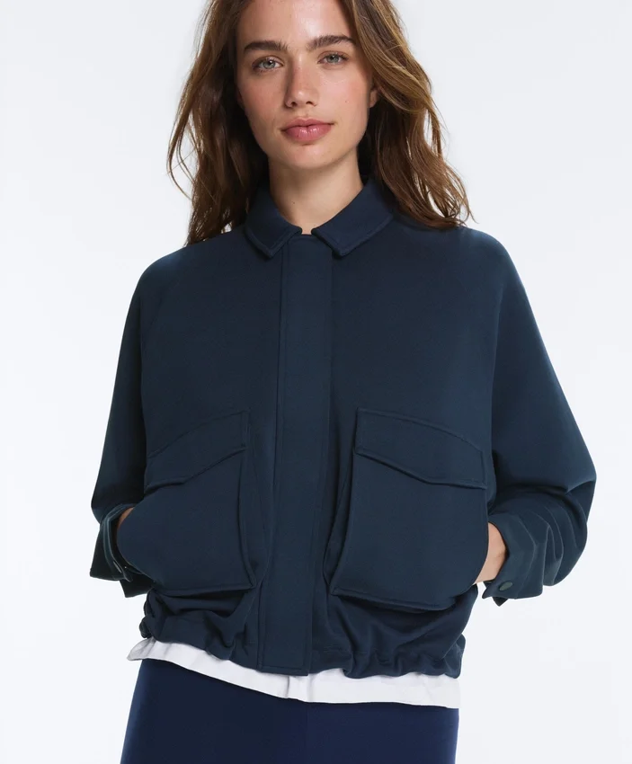 Baumwoll-Piqué-Jacke Baumwoll-Piqué-Jacke