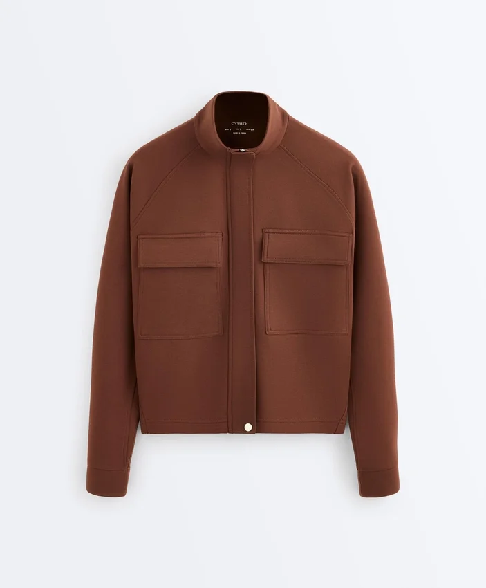 Baumwoll-Piqué-Jacke Baumwoll-Piqué-Jacke
