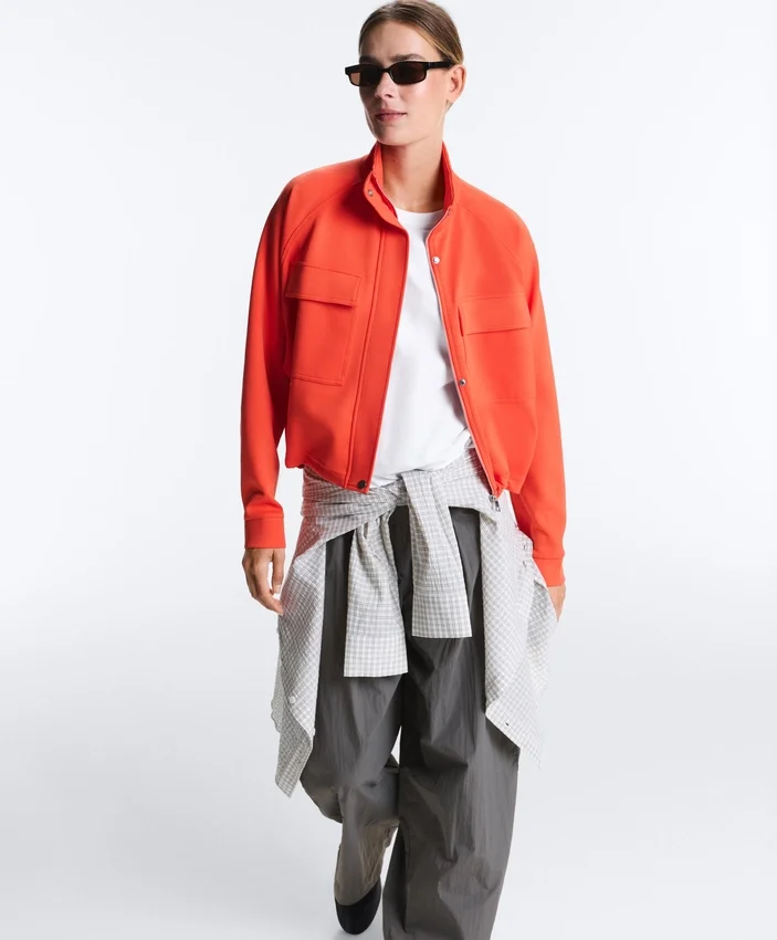 Baumwoll-Piqué-Jacke Baumwoll-Piqué-Jacke