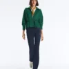 Baumwoll-Piqué-Jacke mit Gürtel Baumwoll-Piqué-Jacke mit Gürtel