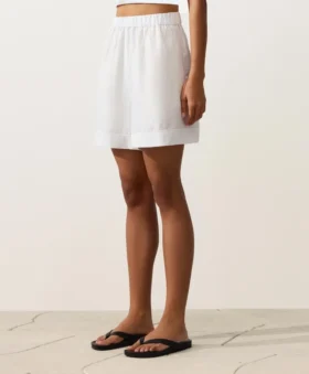 Bermudashorts aus 100 % Leinen