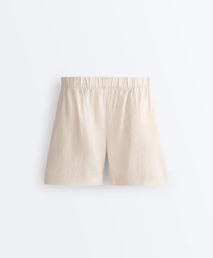 Bermudashorts aus 100 % Leinen Bermudashorts aus 100 % Leinen