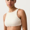 Bikini-Oberteil aus Häkelstoff mit Bubble-Textur Bikini-Oberteil aus Häkelstoff mit Bubble-Textur