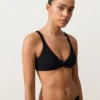 Bikinioberteil aus Piqué mit Halterneck und Bindeband Bikinioberteil aus Piqué mit Halterneck und Bindeband