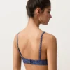 Bikinioberteil im Gingham-Muster