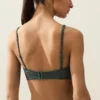 Bikinioberteil mit Gingham-Muster und Neckholder Bikinioberteil mit Gingham-Muster und Neckholder