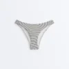 Bikinis-Slip mit mittlerer Bedeckung, U-Ausschnitt und Jacquard-Stoff mit Polka-Dot-Muster Bikinis-Slip mit mittlerer Bedeckung, U-Ausschnitt und Jacquard-Stoff mit Polka-Dot-Muster