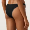 Bikinis-Slip mit mittlerer Bedeckung, U-Ausschnitt und Paspelierung Bikinis-Slip mit mittlerer Bedeckung, U-Ausschnitt und Paspelierung