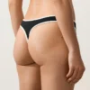 Bikinis-Slips mit U-Ausschnitt und kontrastfarbener Paspel Bikinis-Slips mit U-Ausschnitt und kontrastfarbener Paspel