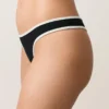 Bikinis-Slips mit U-Ausschnitt und kontrastfarbener Paspel Bikinis-Slips mit U-Ausschnitt und kontrastfarbener Paspel