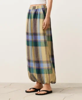 Bloomer-Hose aus 100 % Leinen