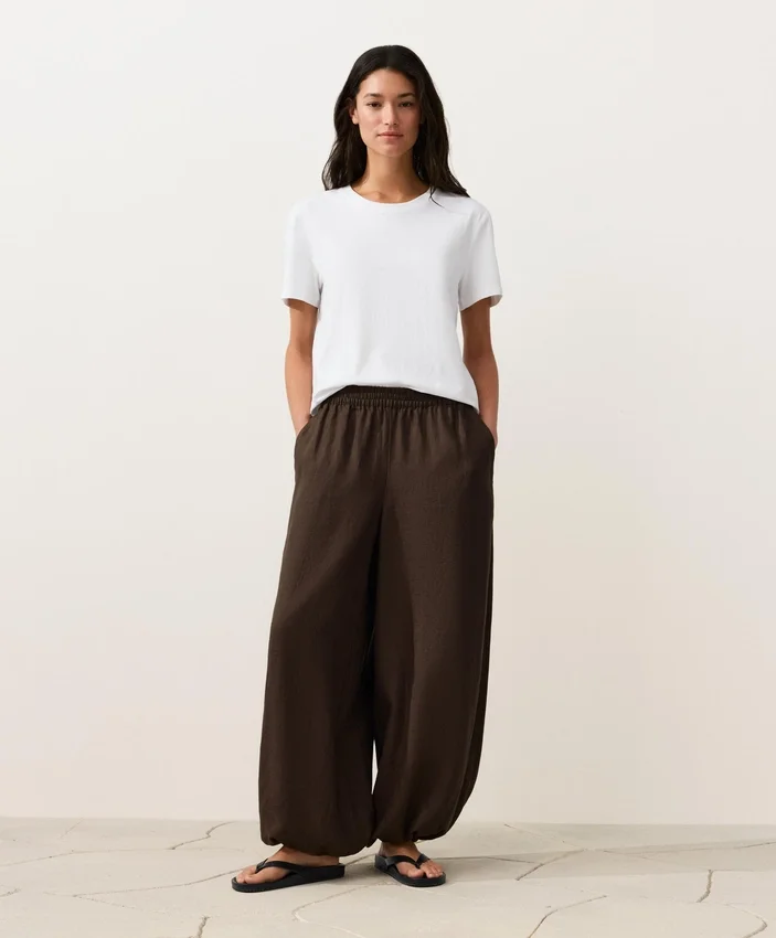 Bloomer-Hose aus 100 % Leinen Bloomer-Hose aus 100 % Leinen