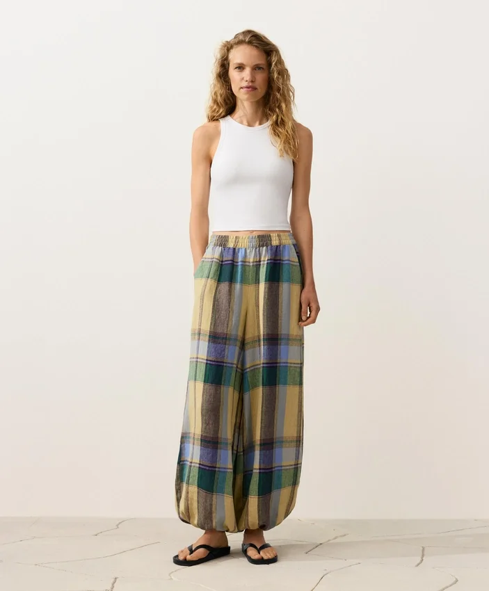 Bloomer-Hose aus 100 % Leinen Bloomer-Hose aus 100 % Leinen