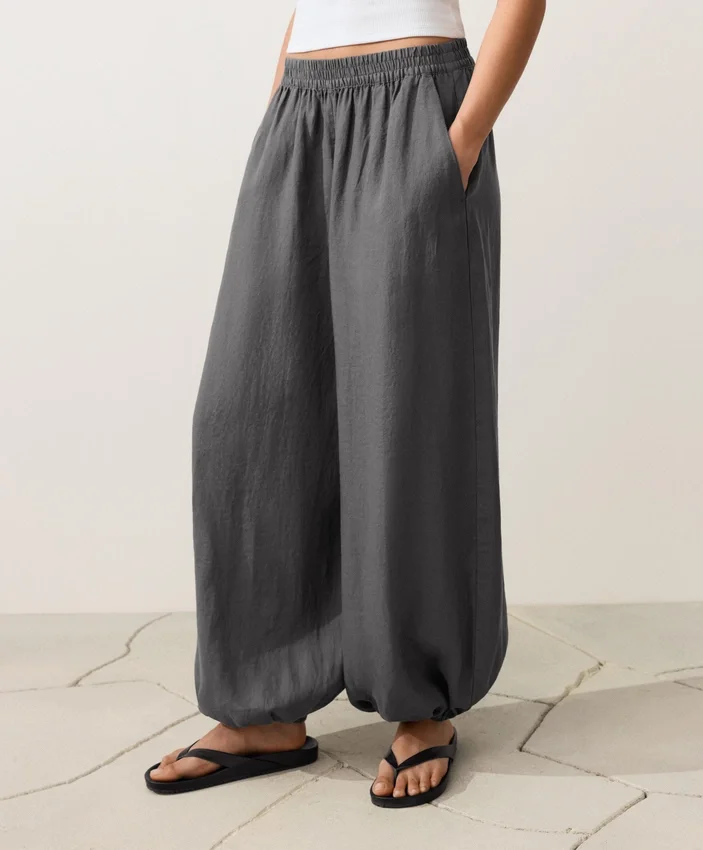 Bloomer-Hose aus 100 % Leinen Bloomer-Hose aus 100 % Leinen