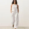 Bloomer-Hose aus 100 % Leinen