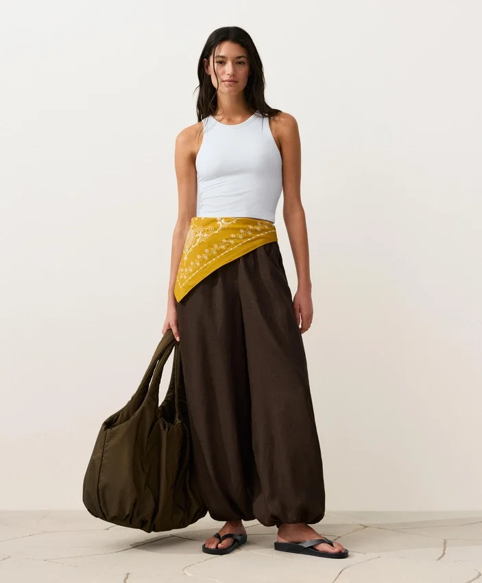 Bloomer-Hose aus 100 % Leinen Bloomer-Hose aus 100 % Leinen