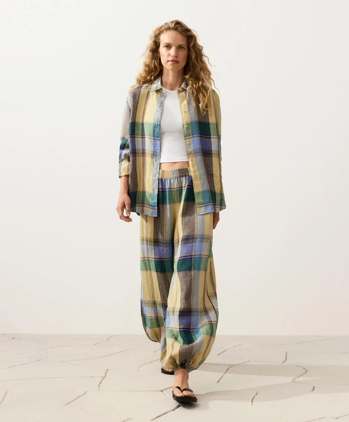 Bloomer-Hose aus 100 % Leinen Bloomer-Hose aus 100 % Leinen
