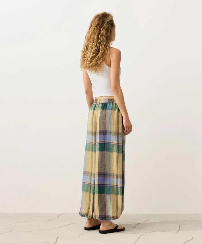 Bloomer-Hose aus 100 % Leinen Bloomer-Hose aus 100 % Leinen