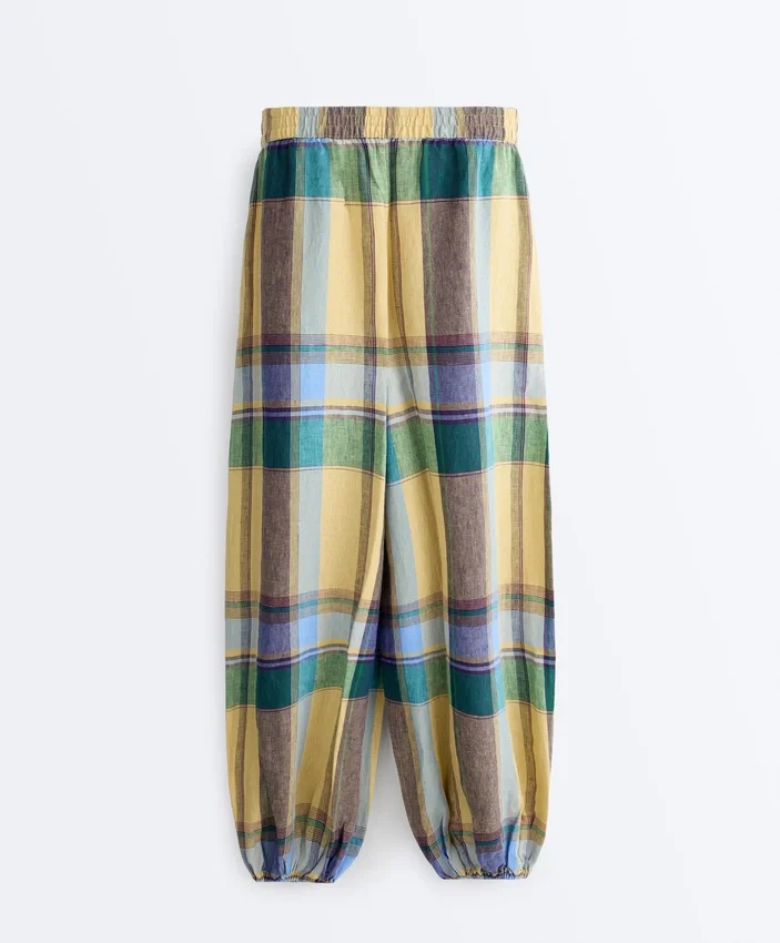 Bloomer-Hose aus 100 % Leinen Bloomer-Hose aus 100 % Leinen