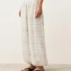 Bloomer-Hose aus Leinen- und Lyocell-Mischgewebe Bloomer-Hose aus Leinen- und Lyocell-Mischgewebe