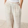 Bloomer-Hose aus Leinen- und Lyocell-Mischgewebe Bloomer-Hose aus Leinen- und Lyocell-Mischgewebe
