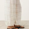 Bloomer-Hose aus Leinen- und Lyocell-Mischgewebe Bloomer-Hose aus Leinen- und Lyocell-Mischgewebe