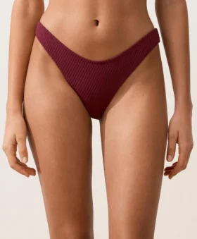 Brasilianische Bikinis mit U-Ausschnitt und Mini-Karomuster
